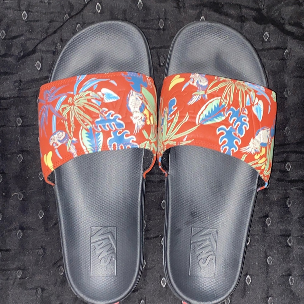 Vans New Hawaiian Jungle La Costa Slide-On Sandal Size 11